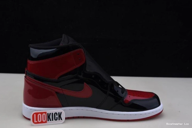 Bmlin shoes 555088-063 OG Jordan 1 Patent High Air Bred 0630